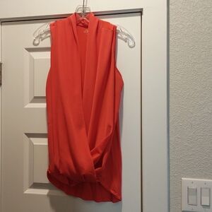 Loft Coral sleeveless Blouse